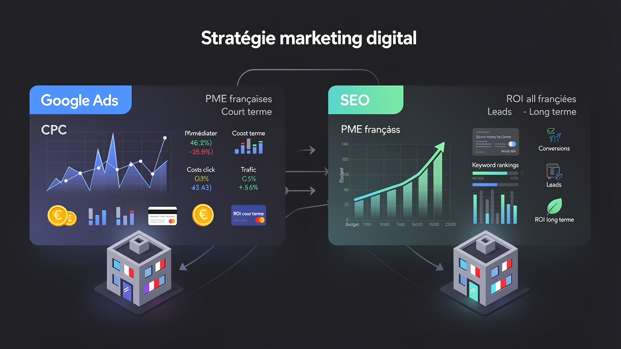 Google Ads ou SEO pour votre entreprise à Poitiers ? La vraie réponse en 2026