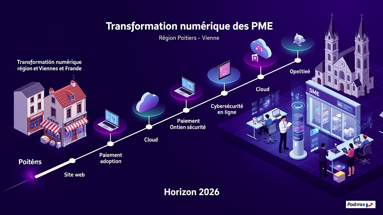 Transformation digitale des PME de Poitiers : où en sommes-nous en 2026 ?